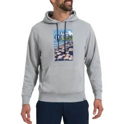 FootJoy Tröjor Herr-2025 Open Hoodie Grå Grey