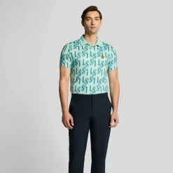 Lyle & Scott Byxor Herr-5 Pocket Golf Blå Navy (Z271)