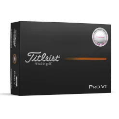 Titleist Tourbollar-25 Pro V1 Perf Align White-Pink
