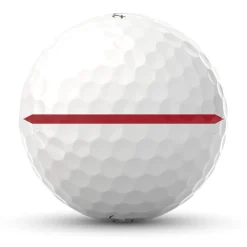 Titleist Tourbollar-25 Pro V1 Perf Align White-Red
