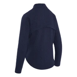 Callaway Tröjor Dam-1/2 Zip Quilted Knit Blå Peacoat