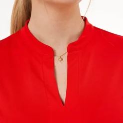 Func Factory Pikétröjor Dam-Ace Bright Red (720)