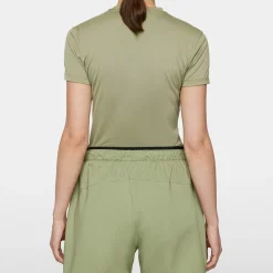 J.Lindeberg Pikétröjor Dam-Ada T-Shirt Oil-Green