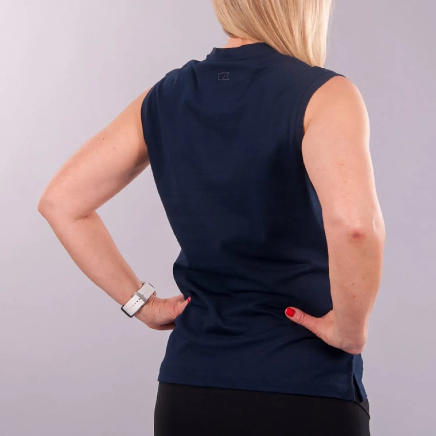 Cutter & Buck Pikétröjor Dam-Advantage SL Blå Navy (580)