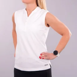 Cutter & Buck Pikétröjor Dam-Advantage SL Vit Vit (00)