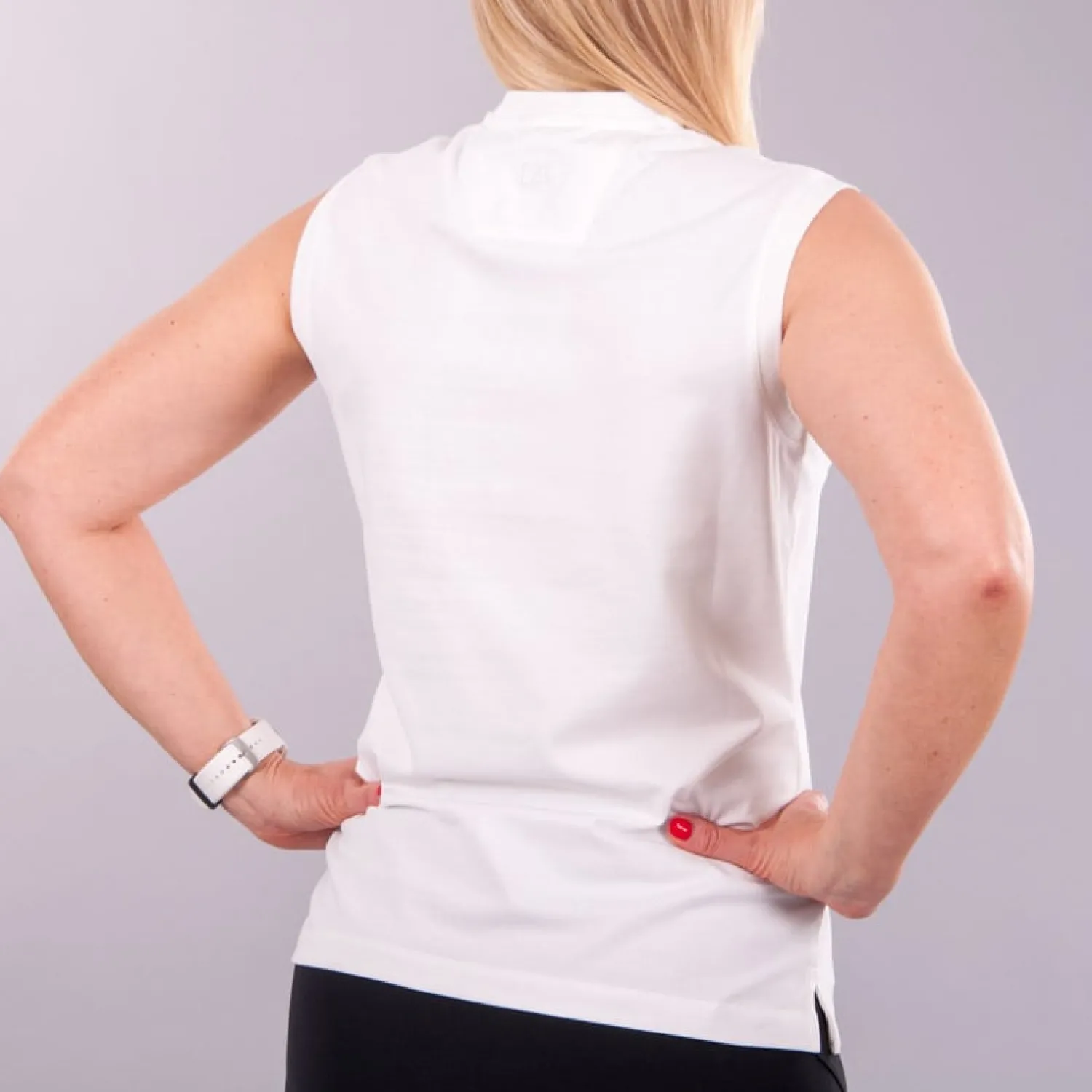 Cutter & Buck Pikétröjor Dam-Advantage SL Vit Vit (00)