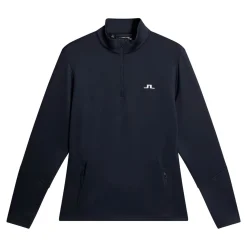 J.Lindeberg Tröjor Herr-Aerial Quarter Zip Mid Layer Blå JL Navy