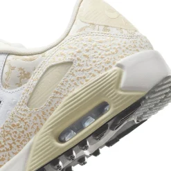 Nike Herrskor-Air Max 90 G Nrg Open White-Metallic Gold-Sail