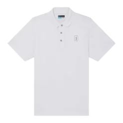 PGA Tour Pikétröjor Herr-Airflux Solid Mesh Vit White (100)