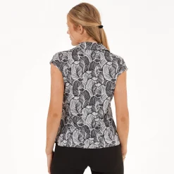 Func Factory Pikétröjor Dam-Alice Black Print (820)