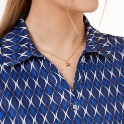 Func Factory Pikétröjor Dam-Alice Blue Print (845)