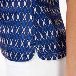 Func Factory Pikétröjor Dam-Alice Blue Print (845)