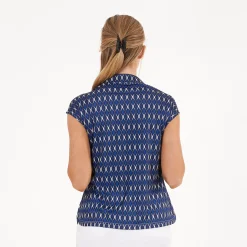 Func Factory Pikétröjor Dam-Alice Blue Print (845)