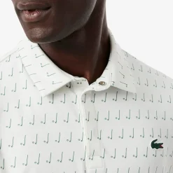 Lacoste Pikétröjor Herr-All Over Print Flour (8IG)
