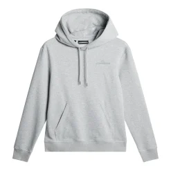 J.Lindeberg Tröjor Herr-Alpha Hood Light-Grey-Melange