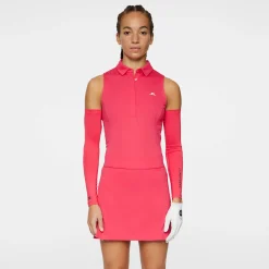 J.Lindeberg Skorts & Kjolar-Amelie Mid Skirt Röd Azalea