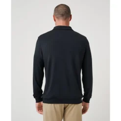 Travis Mathew Tröjor Herr-Amenities Collar Cre Svart Black