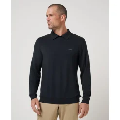 Travis Mathew Tröjor Herr-Amenities Collar Cre Svart Black