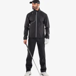 Galvin Green Regnjackor Herr-Ames Svart Black-White