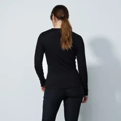 Daily Sports Tröjor Dam-Ancona Ls Round Neck Svart Black