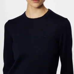 J.Lindeberg Tröjor Dam-Aria Knitted Sweater Blå JL Navy