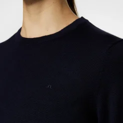 J.Lindeberg Tröjor Dam-Aria Knitted Sweater Blå JL Navy