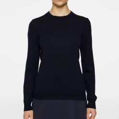 J.Lindeberg Tröjor Dam-Aria Knitted Sweater Blå JL Navy