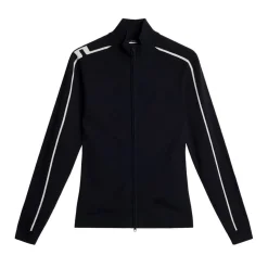 J.Lindeberg Tröjor Dam-Aubree Knitted Zip Sweater Blå JL Navy