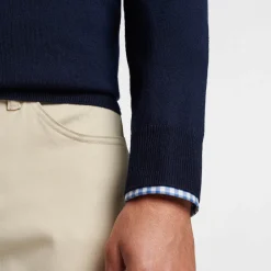 Peter Millar Tröjor Herr-Autumn Crest Quarter-Zip Blå Navy