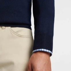 Peter Millar Tröjor Herr-Autumn Crest Quarter-Zip Blå Navy