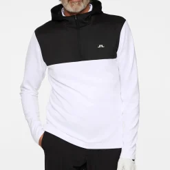 J.Lindeberg Tröjor Herr-Banks Zip Hood Vit White