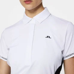 J.Lindeberg Pikétröjor Dam-Becca Polo Vit White