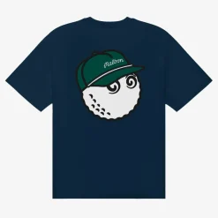 Malbon Golf Pikétröjor Herr-Bermuda Baldwin Tee Blå Navy