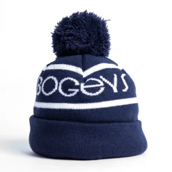 Bogeys & Birdies Mössor-Bobble Hat Blå Vit Navy/White