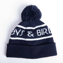 Bogeys & Birdies Mössor-Bobble Hat Blå Vit Navy/White