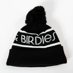 Bogeys & Birdies Mössor-Bobble Hat Svart Vit Black/White