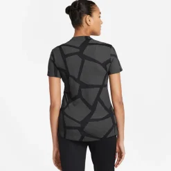 Nike Pikétröjor Dam-Breathe Short-Sleeve G Black-Dust