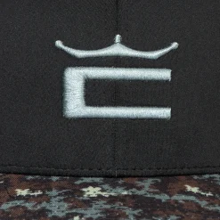 Cobra Kepsar-Camo Crown C Snapback Cap Svart Black