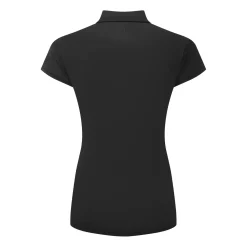 FootJoy Pikétröjor Dam-Cap Sleeve Lisle Svart Black