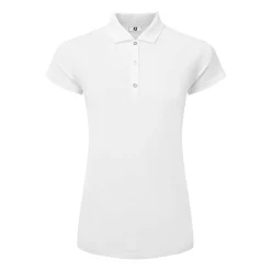 FootJoy Pikétröjor Dam-Cap Sleeve Lisle Vit White