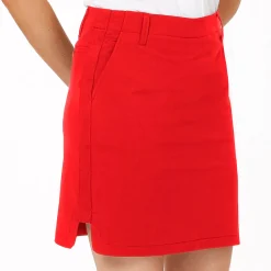 Func Factory Skorts & Kjolar-Caren Solid Bright Red (720)