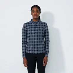 Daily Sports Tröjor Dam-Checked Ls Check-Navy