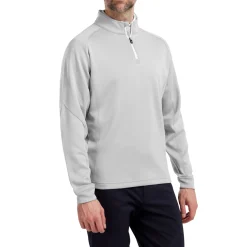 FootJoy Tröjor Herr-Chill-Out Pullover Heather Grey