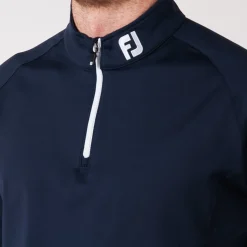 FootJoy Tröjor Herr-Chill-Out Pullover Blå Navy