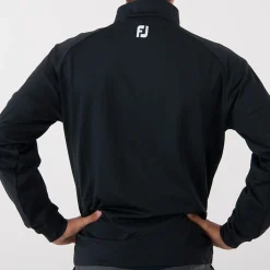 FootJoy Tröjor Herr-Chill-Out Pullover Svart