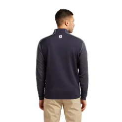 FootJoy Tröjor Herr-Chill-Out Tonal Heather Blå Navy