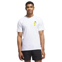 Adidas Pikétröjor Herr-Chip In Nyc Graphic T-Shirt Vit White