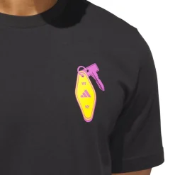 Adidas Pikétröjor Herr-Chip In Nyc Graphic T-Shirt Svart Black