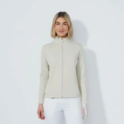Daily Sports Tröjor Dam-Cholet Ls Full Zip Beige Raw