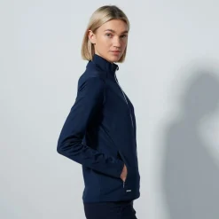 Daily Sports Tröjor Dam-Cholet Ls Full Zip Blå Navy